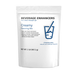 Creamy Flavoring Mix beverage enhancer package with cheesecake flavor for shakes and smoothies.