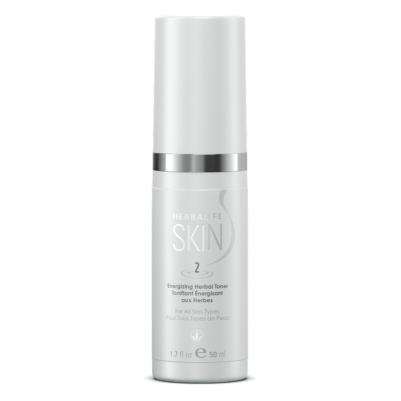Herbalife SKIN toner bottle showing hydrating and refreshing skincare formula